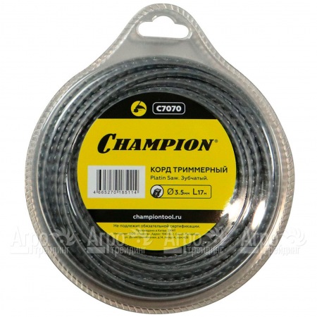 Корд триммерный Champion Platin Saw 3.5м, 17м (зубчатый)  в Ставрополе