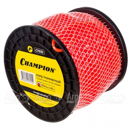Корд триммерный Champion Twisted Square 4.0мм, 95м (витой квадрат)+нож  в Ставрополе