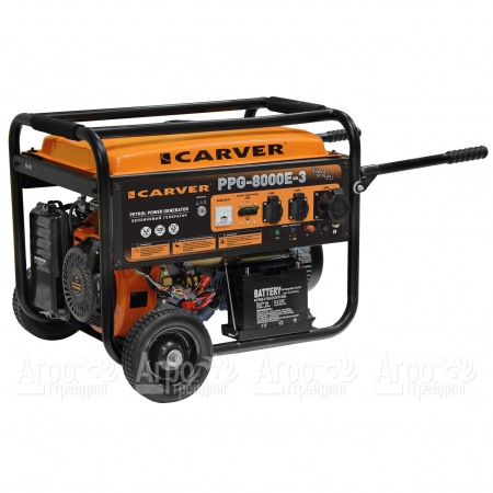 Бензогенератор Carver PPG-8000E-3 2 кВт  в Ставрополе