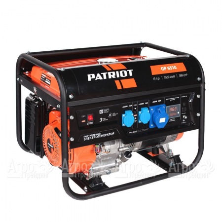 Бензогенератор Patriot GP 6510 5 кВт  в Ставрополе