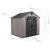 Пластиковый сарай LifeTime WoodLook 8х7.5 в Ставрополе