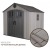 Пластиковый сарай LifeTime WoodLook 8х10 в Ставрополе
