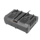 Комплект WA3611 20V: 2 аккумулятора 4Ач и двойное зарядное устройство 2А для аккумуляторной техники Worx в Ставрополе
