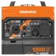 Инверторный бензогенератор Daewoo GDA 1400 i 1 кВт в Ставрополе